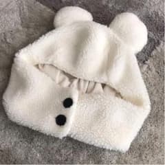 ディズニー ファンキャップ ボア 白のサムネイル