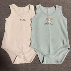 tete a tete ベビー ロンパース ノースリーブ 2枚セットのサムネイル