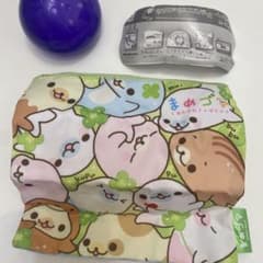 サンエックスユニバース バッグ＆ポーチコレクション まめゴマ スクエアポーチのサムネイル