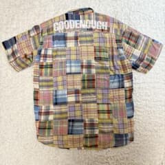 GOODENOUGH 90年代初期★背ロゴパッチワークシャツ　90s GOODENOUGH 90年代初期☆背ロゴパッチワークシャツ 90s - メルカリ