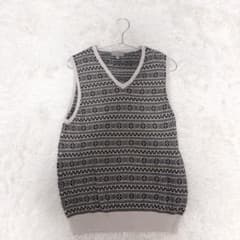 ✨美品✨ MHL. マーガレットハウエル フェアアイル柄 ニットベスト L