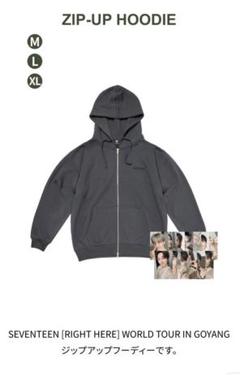 SEVENTEEN RIGHT HERE Zip-Up Hoodie パーカー SEVENTEEN RIGHT HERE Zip-Up Hoodie パーカー