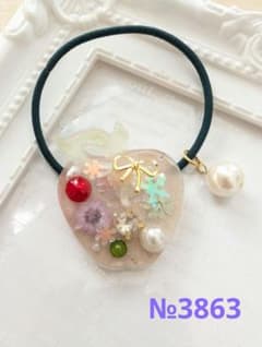 メグえもん様お取り置き№3274 アクリルフレームフラワーレジンヘアゴム メグえもん様お取り置き№3863 りんご型フラワーレジンヘアゴム - メルカリ