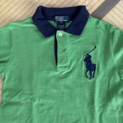 値下げ！Polo by Ralph Lauren 緑色ポロシャツ 100のサムネイル