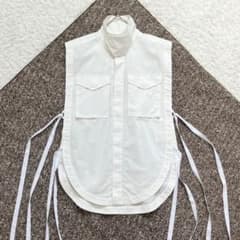 美品✨ハイク HYKE SLEEVELESS TOP シャツ ブラウス ホワイト - メルカリ