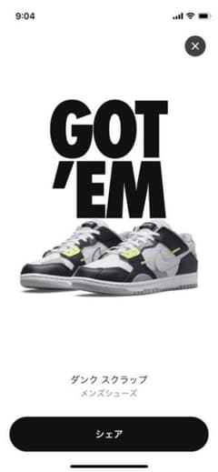 NIKE ダンク LOW スクラップのサムネイル