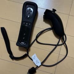 任天堂 Wii リモコンプラス ヌンチャク 1セット ブラック 本体のサムネイル