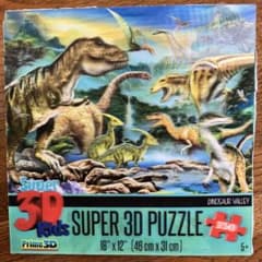 Super 3D Puzzle Dinosaur Valley 150ピースのサムネイル