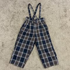 チェック柄 サロペット 100cm～110cmのサムネイル