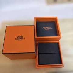 HERMESエルメス 指輪ケース ジュエリーボックス 箱のみオレンジ