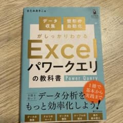データ収集・整形の自動化がしっかりわかる Excel パワークエリの教科書のサムネイル