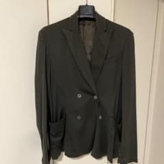 【最終値下】Cruciani ダークグリーン ダブルブレストにっトジャケット m32148155889_1.jpg?1751174912