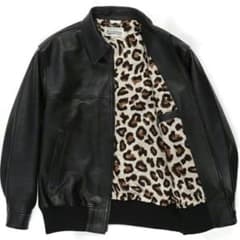 23ss WACKO MARIA LEATHER JACKET レオパード - メルカリ