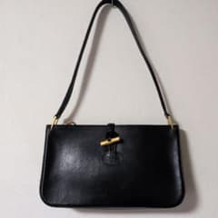 LONGCHAMP】ロンシャンロゾミニバッグ レザー ブラック 黒 トグル 
