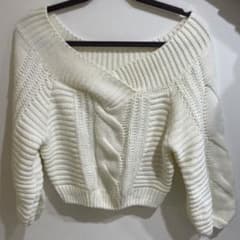 オフショルギャルニットのサムネイル