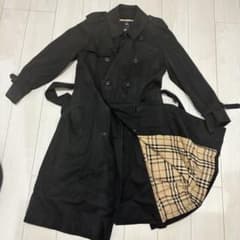 BURBERRY LONDON トレンチコート裏ノバチェック 94 L黒 - メルカリ
