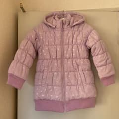マザウェイズ140 中綿　ダウン　パープル美品のサムネイル