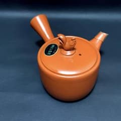 朱泥 急須 在銘 茶器煎茶器 朱泥 急須 在銘 茶器煎茶器 吉川雪堂 窯変朱泥急須