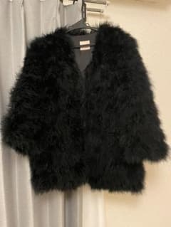 lilLilly cowファーコート 新品未使用タグ付き lilLilly（リルリリー）の「COW フレアファーコート（その他