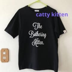 catty kitten Tシャツ 黒　ブラック　レディース　　半袖　ロゴTのサムネイル
