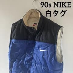 90sOLDNIKEオールドナイキ白タグダウンベストアウター - メルカリ