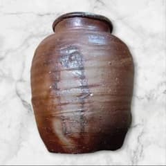 骨董品 備前焼 備前壺 松本勝哉 共箱付き 極美品‼️ - メルカリ