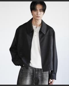 WYM TECH WOOL GABARDINE ZIP BLOUSONのサムネイル