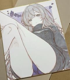 オリジナル 手描きイラスト アナログ 中色紙 - メルカリ