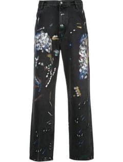Grey Paint Splatter Jeansのサムネイル