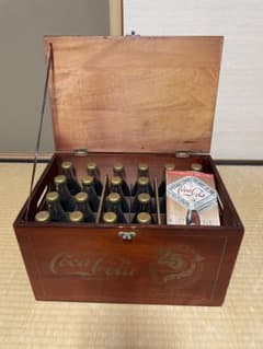 値下）コカコーラ25thAnniversary木製BOXセット1956-1981のサムネイル