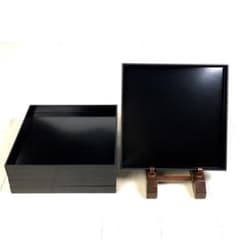 S292懐石膳 四方盆 真塗 5客 紙箱付 S292懐石膳 四方盆 真塗 5客 紙箱付 - メルカリ