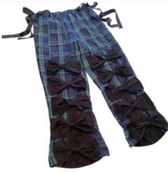 【完売品】HEIHEI リボンパンツ　黄色 完売品】HEIHEI リボンパンツ 黄色