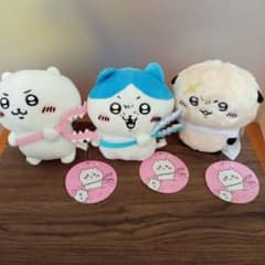 タグ付き⭐ちいかわ討伐ぬいぐるみセット（ちいかわ・ハチワレ・ラッコ）のサムネイル