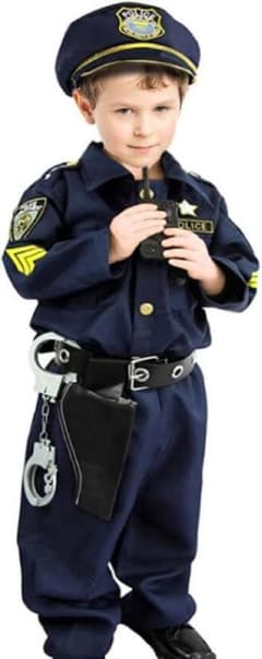キッズ 警察官 コスチュームセット　Sのサムネイル