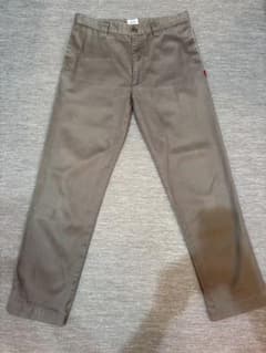WTAPS KHAKI Tトラウザーズ チノパン フェードMサイズのサムネイル