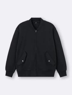 GU ジップアップ ブルゾン ブラックのサムネイル