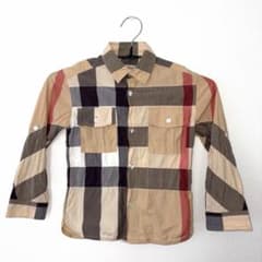 BURBERRY バーバリー キッズ ノバチェック 長袖シャツ 4Y 104cm - メルカリ
