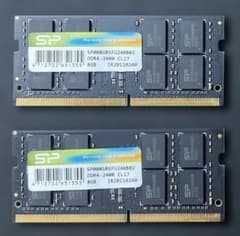 Silicon Power DDR4-2400 8GB メモリー 2枚のサムネイル