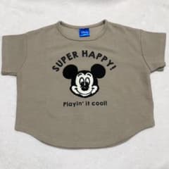 レトロミッキー　サガラ刺繍Tシャツ　100のサムネイル
