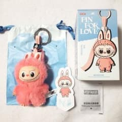 正規品】ラブブ LABUBU イニシャル N ミニ ぬいぐるみペンダント 新品
