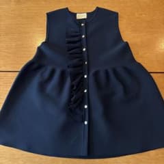 UNITED ARROWS フリルベスト ネイビー - メルカリ