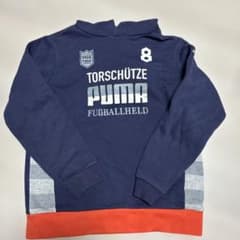PUMA キッズ トレーナー ネイビーのサムネイル