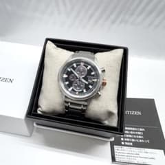 ②CITIZEN エコドライブ クロノグラフ 腕時計 CA0730-85E - メルカリ