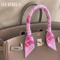 HERMES ツイリー ピンク a352【美品】HERMES エルメス ツイリー ピンク系 - メルカリ