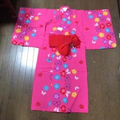 子供浴衣♡帯付きのサムネイル