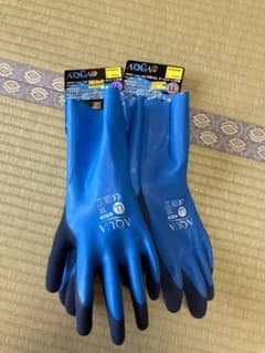 作業用 ゴム手袋 新品未使用！ ワークマン LLサイズのサムネイル