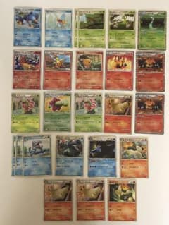 ポケモンカード　BW1エンブオー　L1オーダイル　メガニウム　御三家まとめ売りのサムネイル