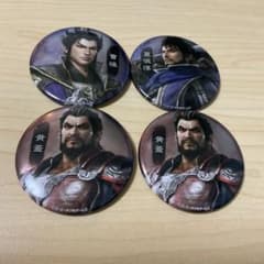 真・三國無双 ORIGINS トレーディングメタル缶バッジ 4点 - メルカリ