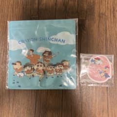 크레용 신짱 이치 반 쿠지 지퍼 가방 & 스티커 세트