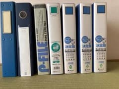 パイプ式ファイル まとめ売り 7冊セット A4サイズのサムネイル